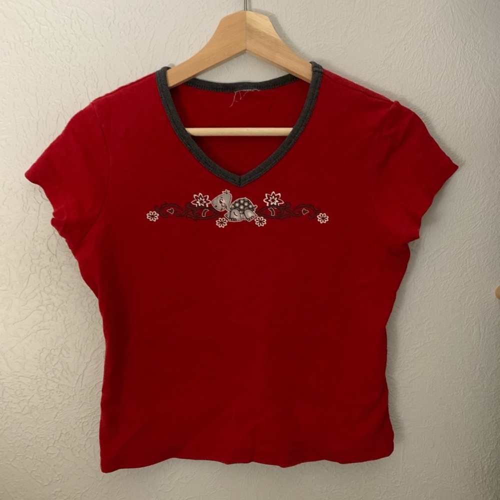 y2k turtle baby tee